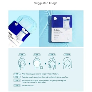 Dr. Oracle Hyaluronic Acid Recipe Moisturizing Blue Mask - 10 Масок