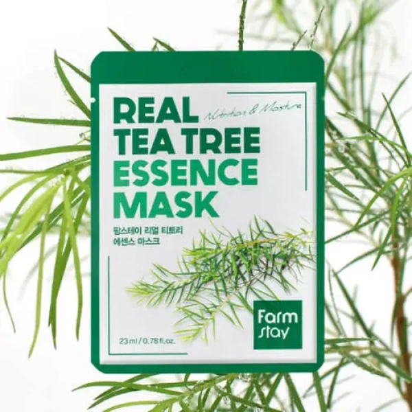 Farmstay-Real-Essence-Mask-tea-tree