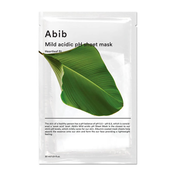 Abib-Mild-Acidic-pH-Sheet-Heartleaf-Fit-Mask