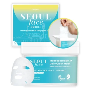 DERMAL Seoul Face Madecassoside 3X Daily Quick Mask 36pcs